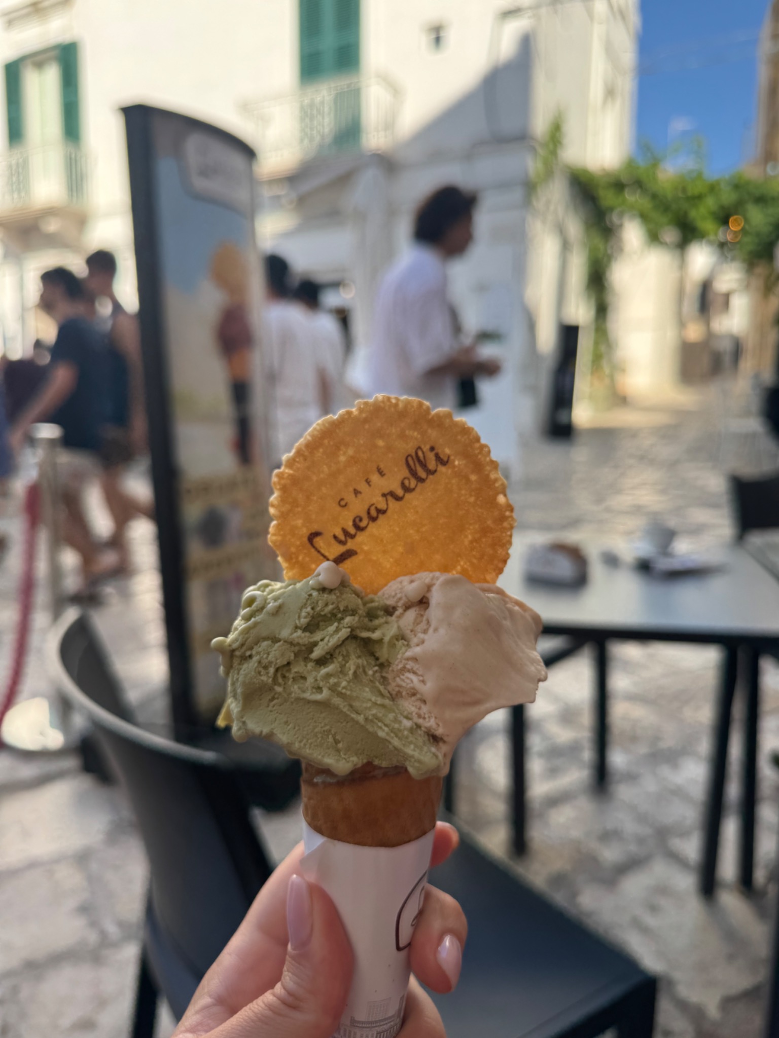 Gelato in an Italian street